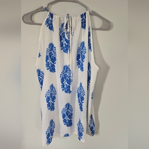 Shein Tank Blue pattern Size Large - Picture 2 of 5